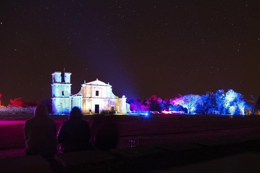 Espetáculo de Som e Luz. Fonte: Prefeitura de São Miguel das Missões. 